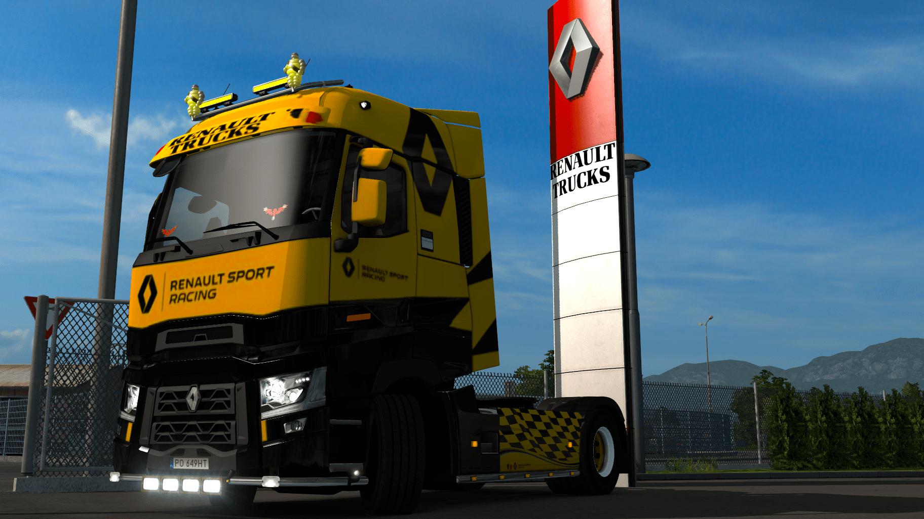 ETS2 - Renault T Range RS Belgium Skin (1.35.X)