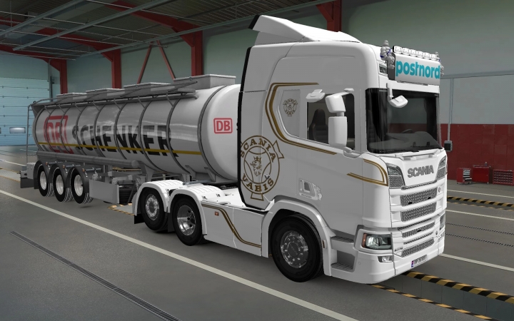 ETS2 - Big Lightbox Scania R And S 2016 Postnord (1.40.x)