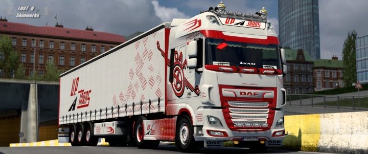 Ets2 U P Trans Daf Xf E6 Skin Pack V1 0 1 41 X Euro Truck