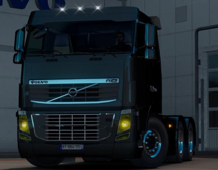 ETS2 - Yellow Lights for Some Trucks V1.1 (1.37.x)