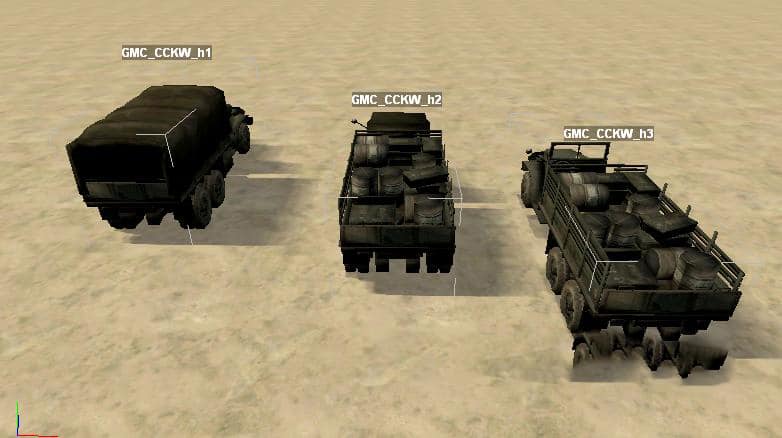 Spintires - Objects for Spintires Editor "GMC CCKW 353 Pack" V1.0