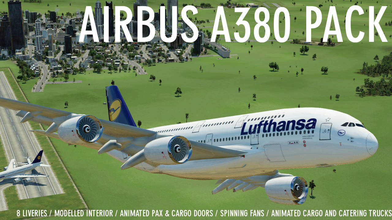 Transport Fever 2 - A380 Pack