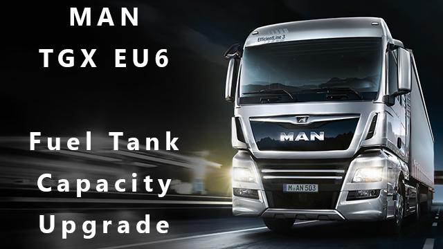 ETS2 - Man Tgx Euro 6 Fuel Capacity Upgrade V1 (1.38.x)