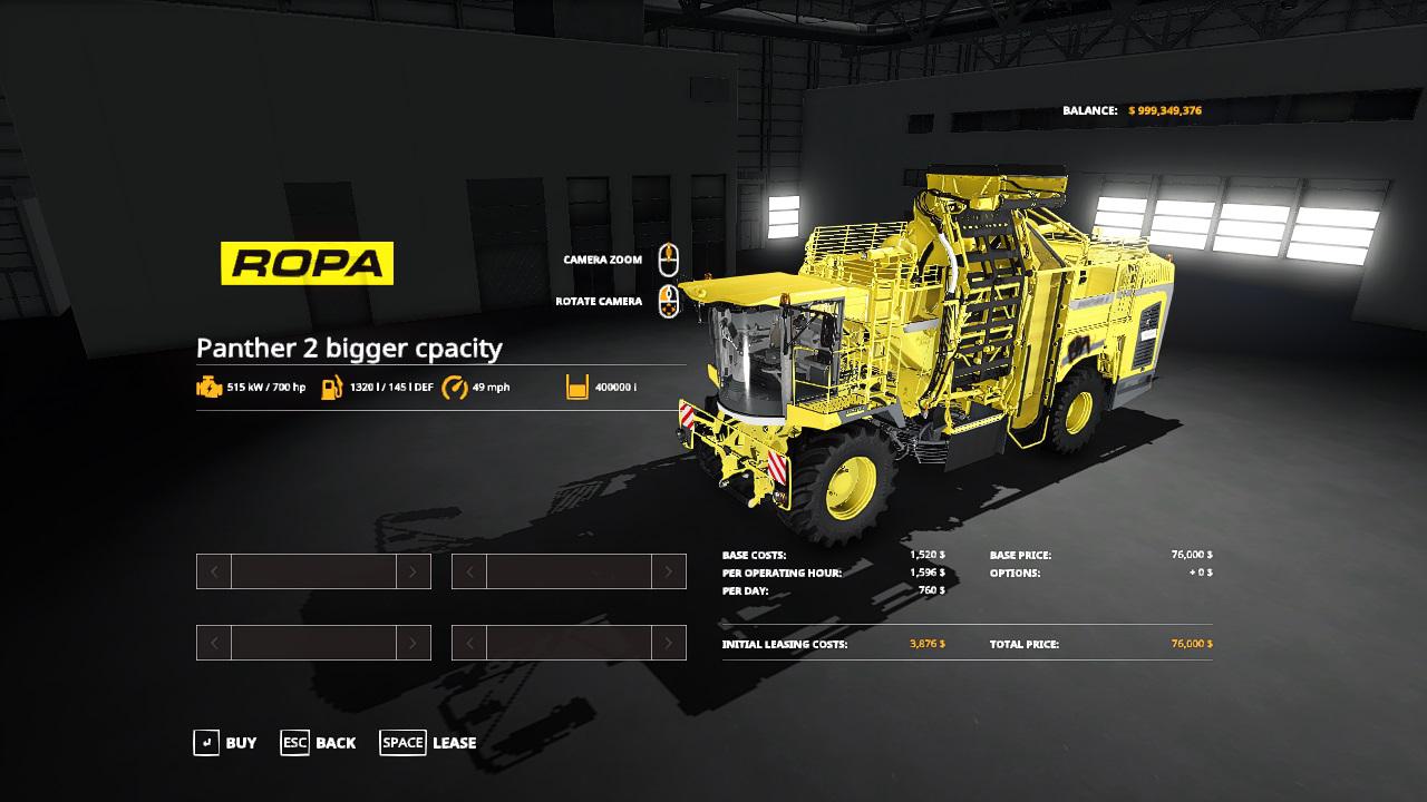 FS19 - Ropa Panther 2 V1.0