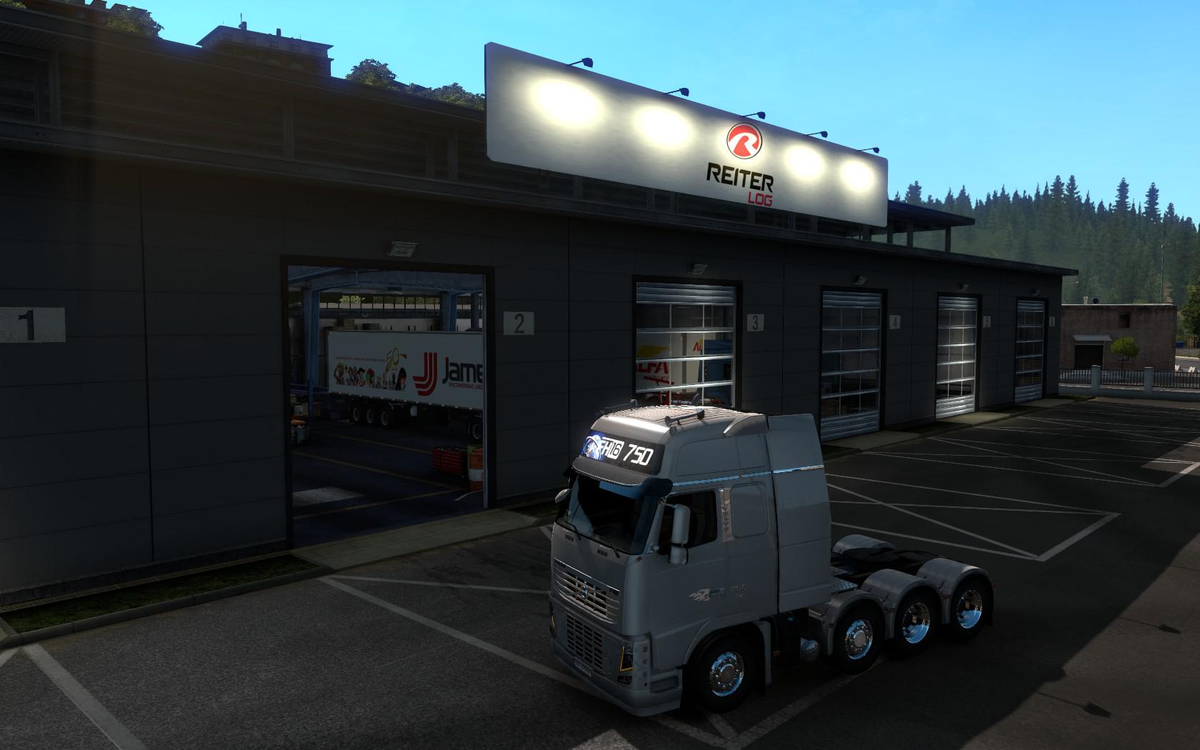 ETS2 - Reiter Log Garage Mod (1.39.x)