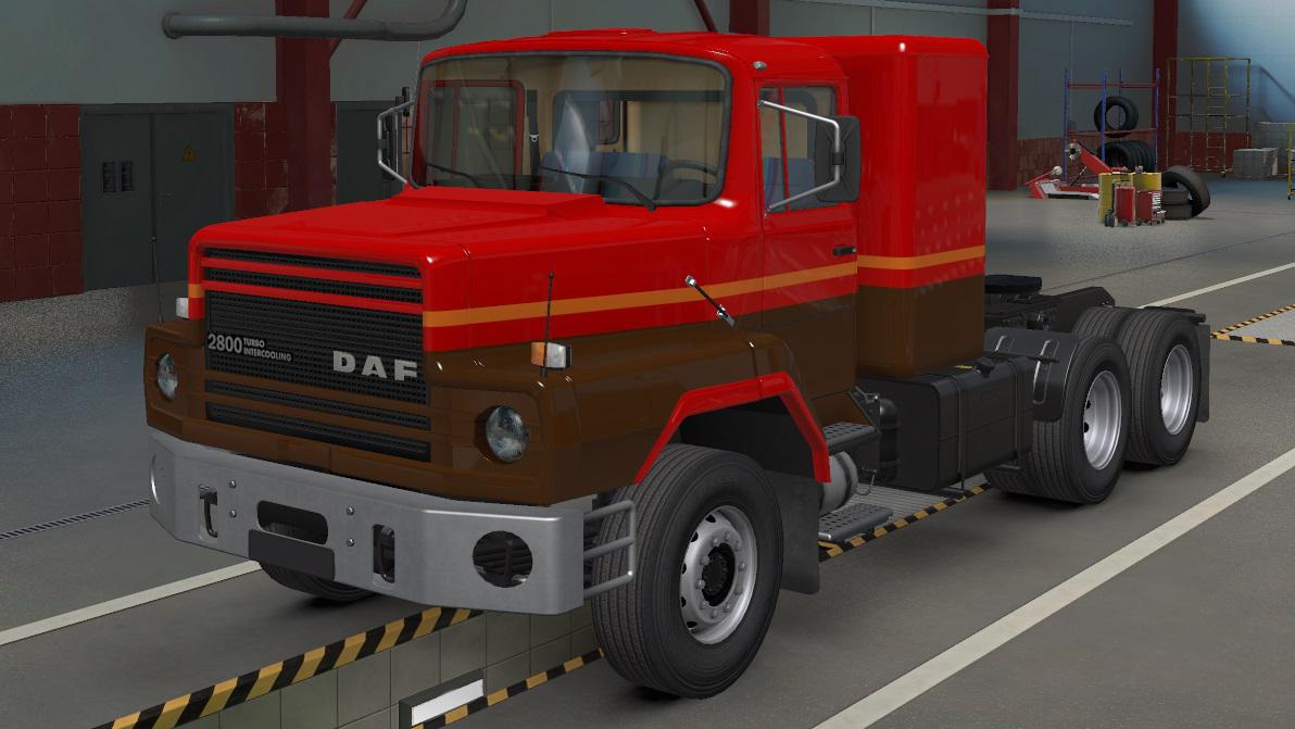 ETS2 - Daf NTT with RGB Colours V1.0 (1.39.x)