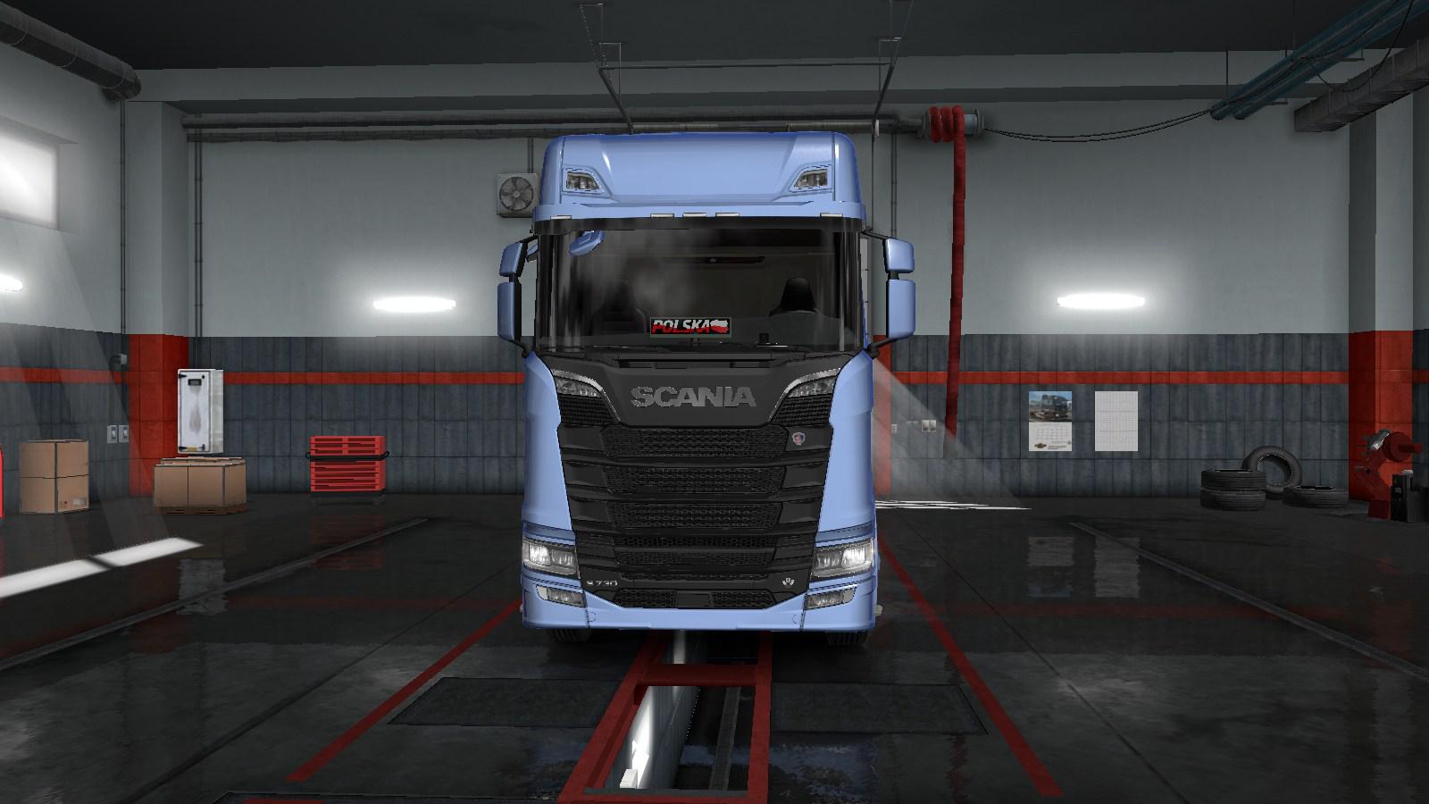 ETS2 Led Name Glass Sticker 1 35 X Euro Truck 