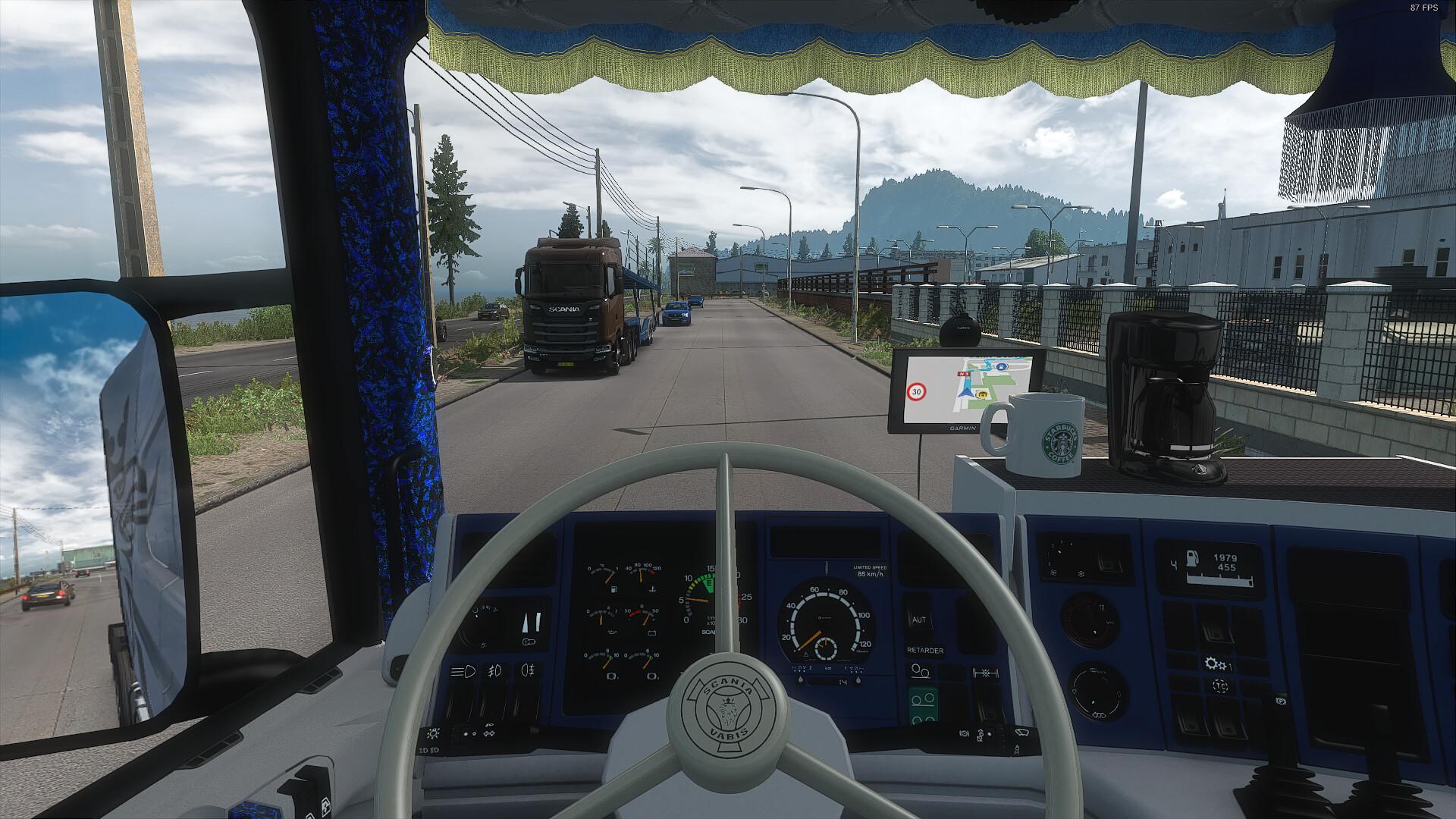 ETS2 - Custom interior for RJL Scania 4 Series V0.2 (1.38.x)