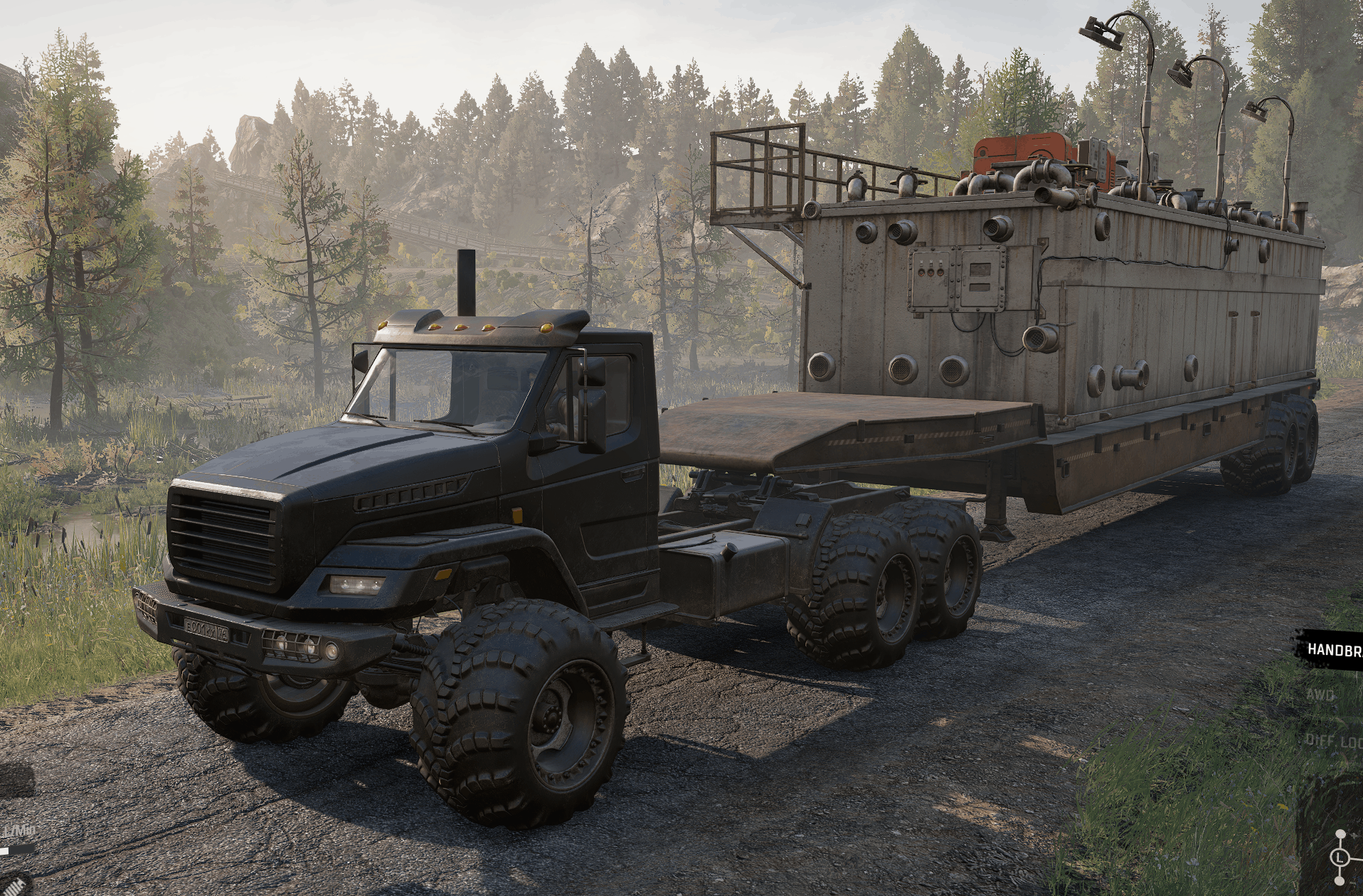 SnowRunner - Offroad Semitrailer Heavy Construction Semi V1