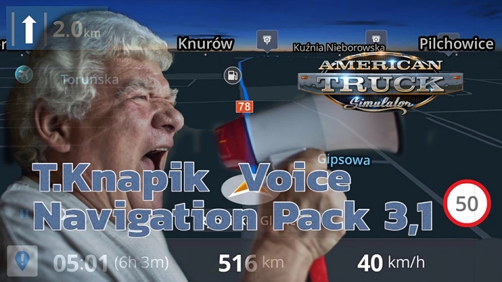 ATS - T.Knapik Voice Navigation Pack V3.1 (1.41.x)