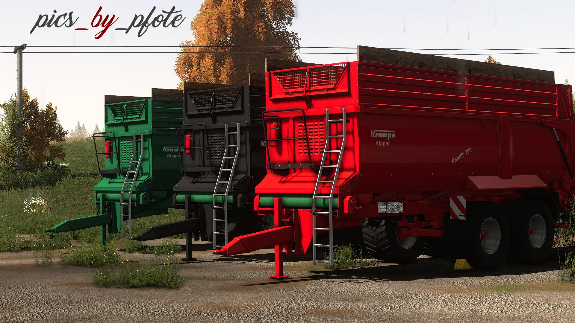 FS19 - Krampe Bandit 750 Trailer V2.0.2