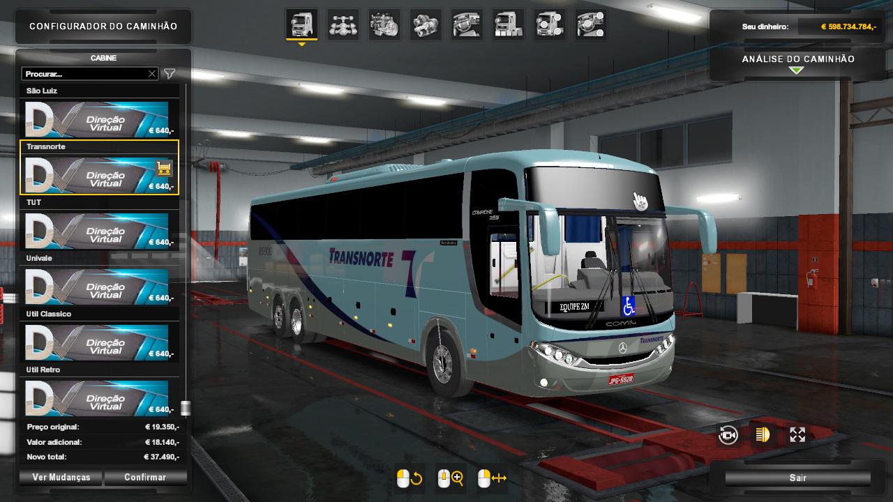 ETS2 - Comil Campione 3.65 Mercedes Bus Mod V4.0 (1.36.x)