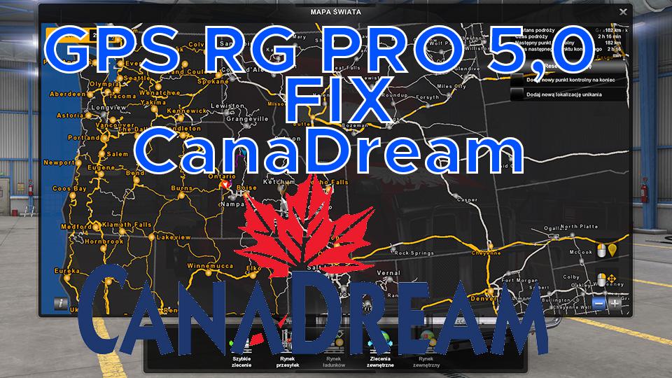 ATS - GPS RG Pro Fix CanaDream V5 (1.38.x)