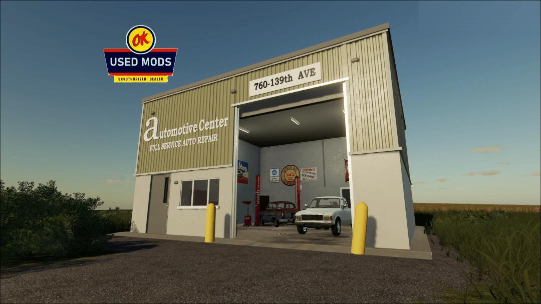 FS19 - Automotive Center - Local Garage With Workshop V1.0 | Farming