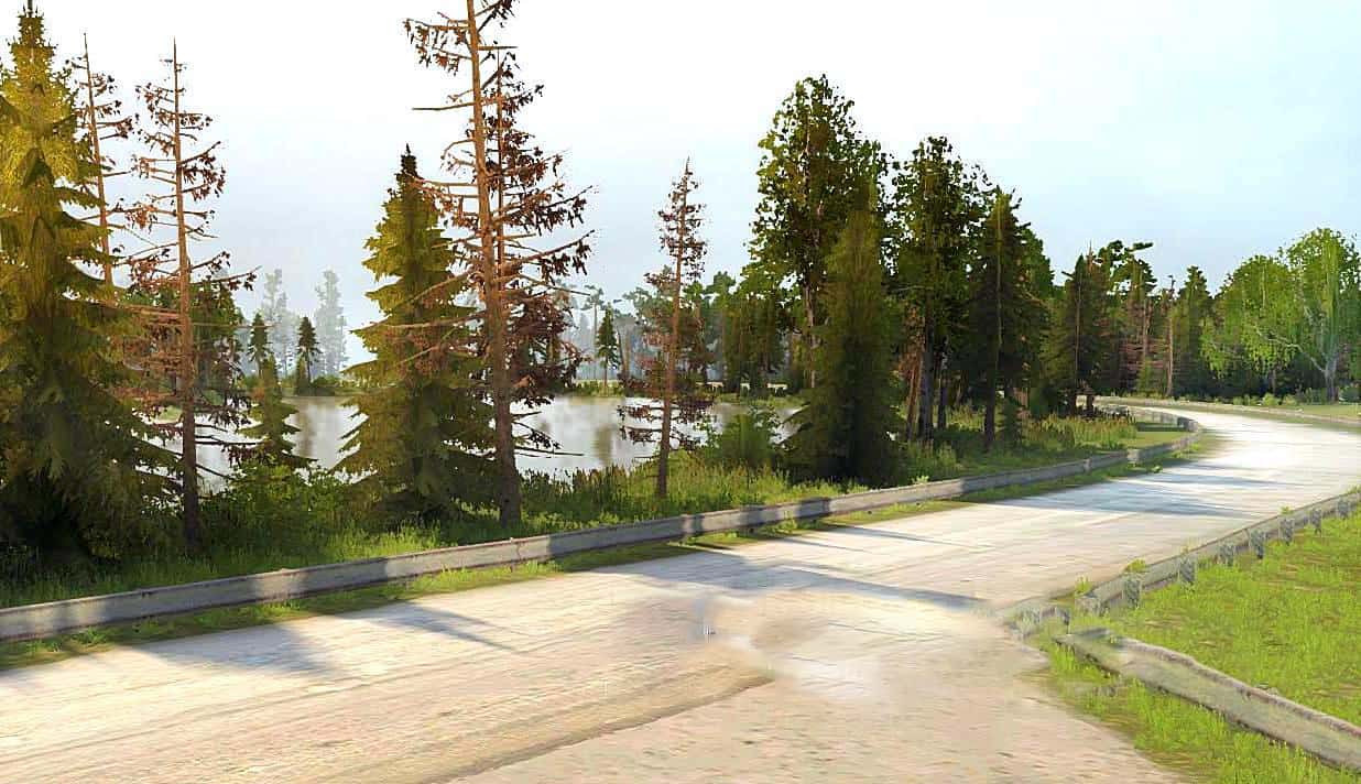 Spintires:Mudrunner - Taezhnik Map V1.0