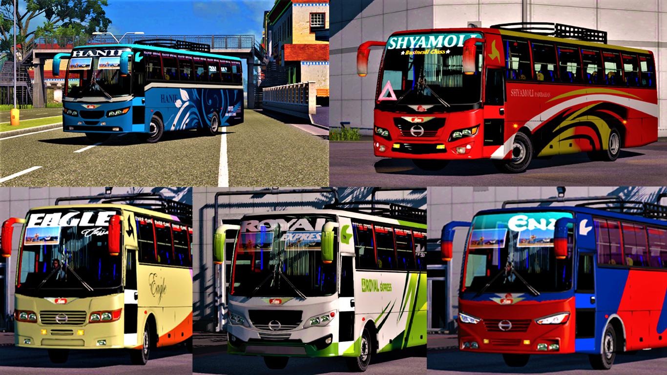 ETS2 - Hino AK 1J With 7 Front & 8 Back (1.36.x)