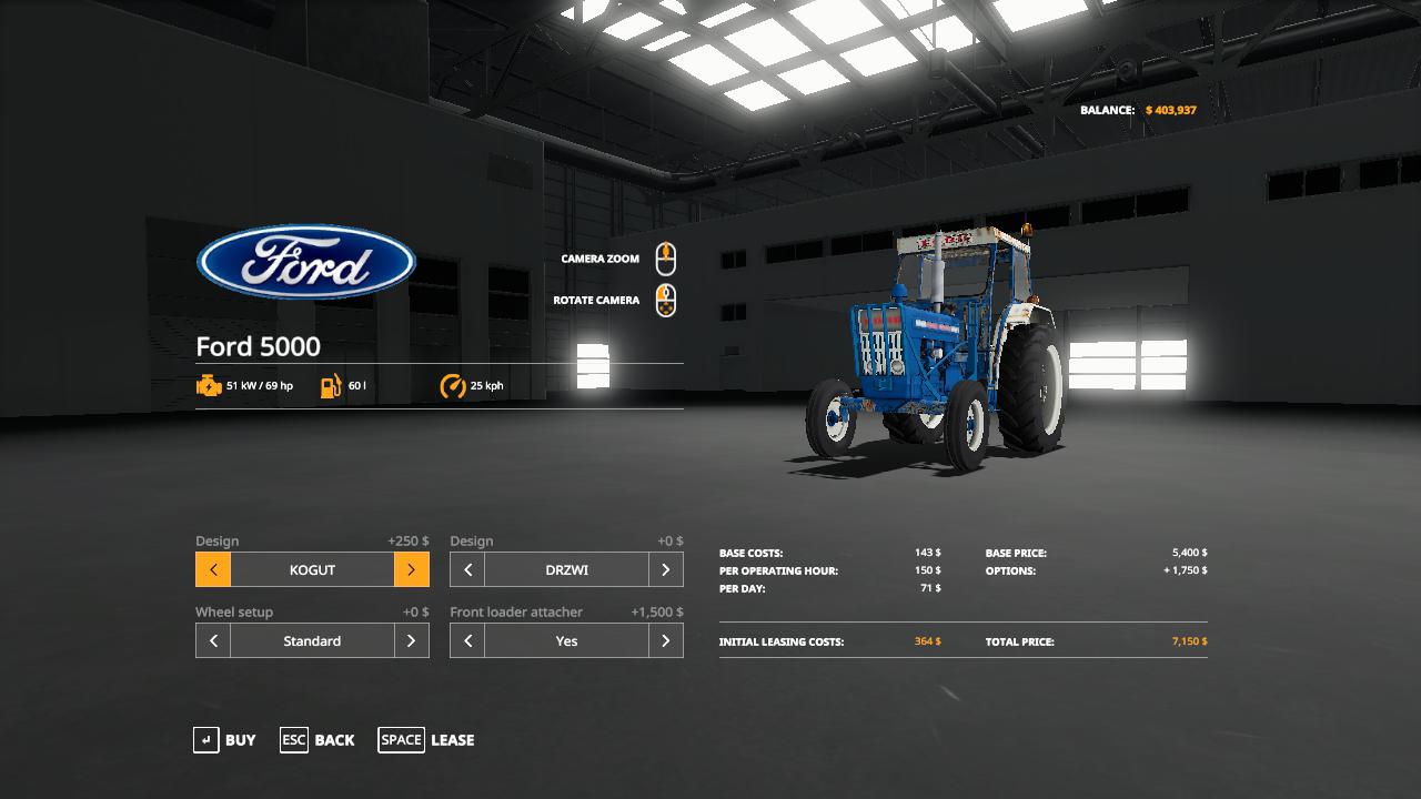 Fs19 Ford 5000 Wip V10 Farming Simulator 19 Modsclub 4775