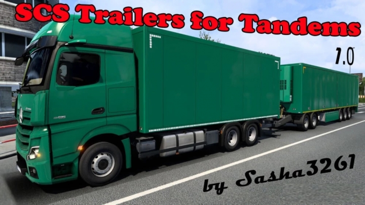 ETS2 - SCS Trailers for Tandems V1.0 (1.40 - 1.41)