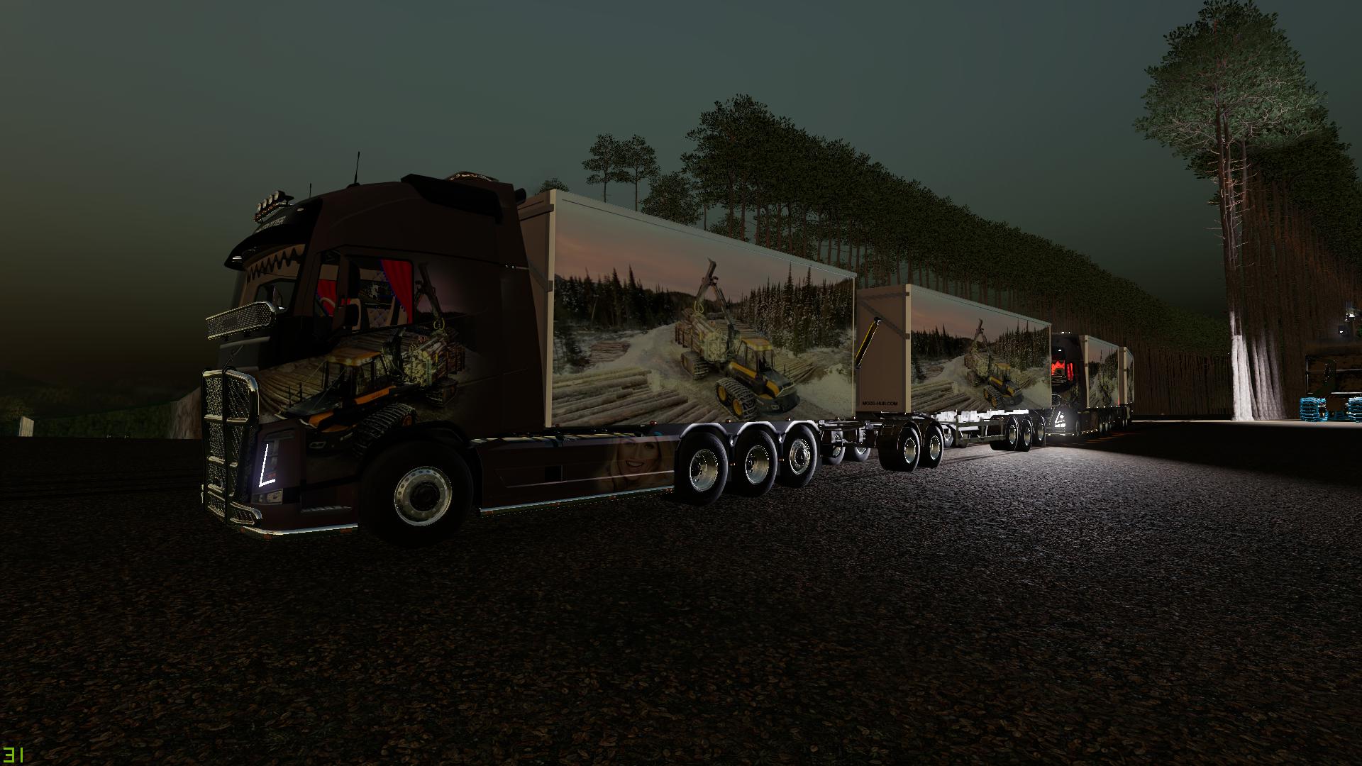 FS19 - Volvo FH16 2019 Woodchipstruck Ponsse V1.4