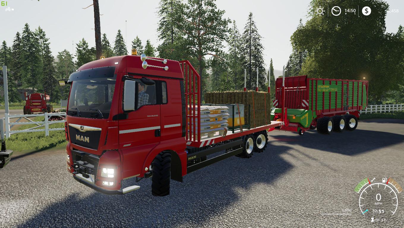 FS19 - Man TGX26 Flat Bed Truck