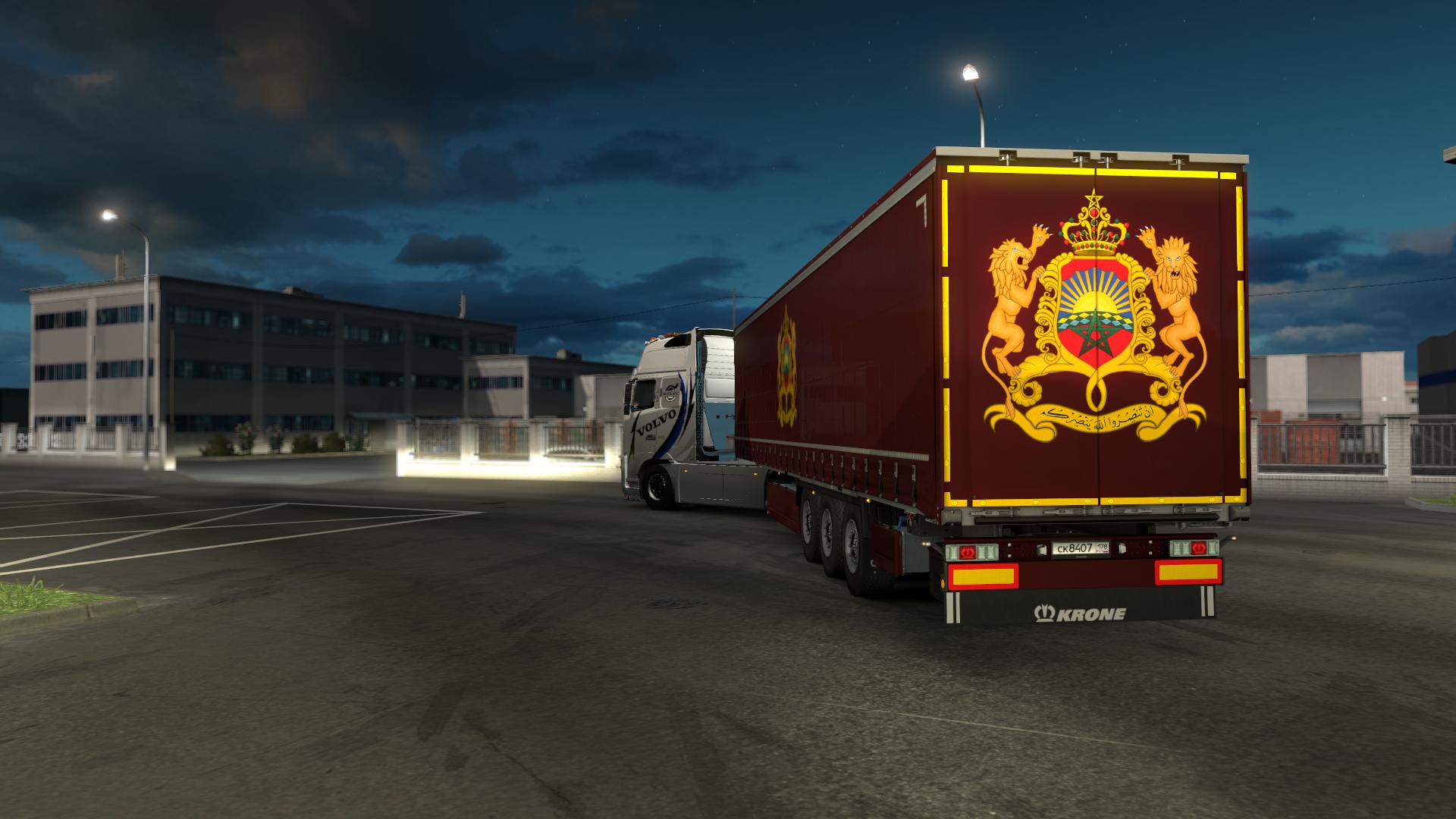 ETS2 - Krone Trailer Metalic Paintable Skin V1.0 (1.37.x)