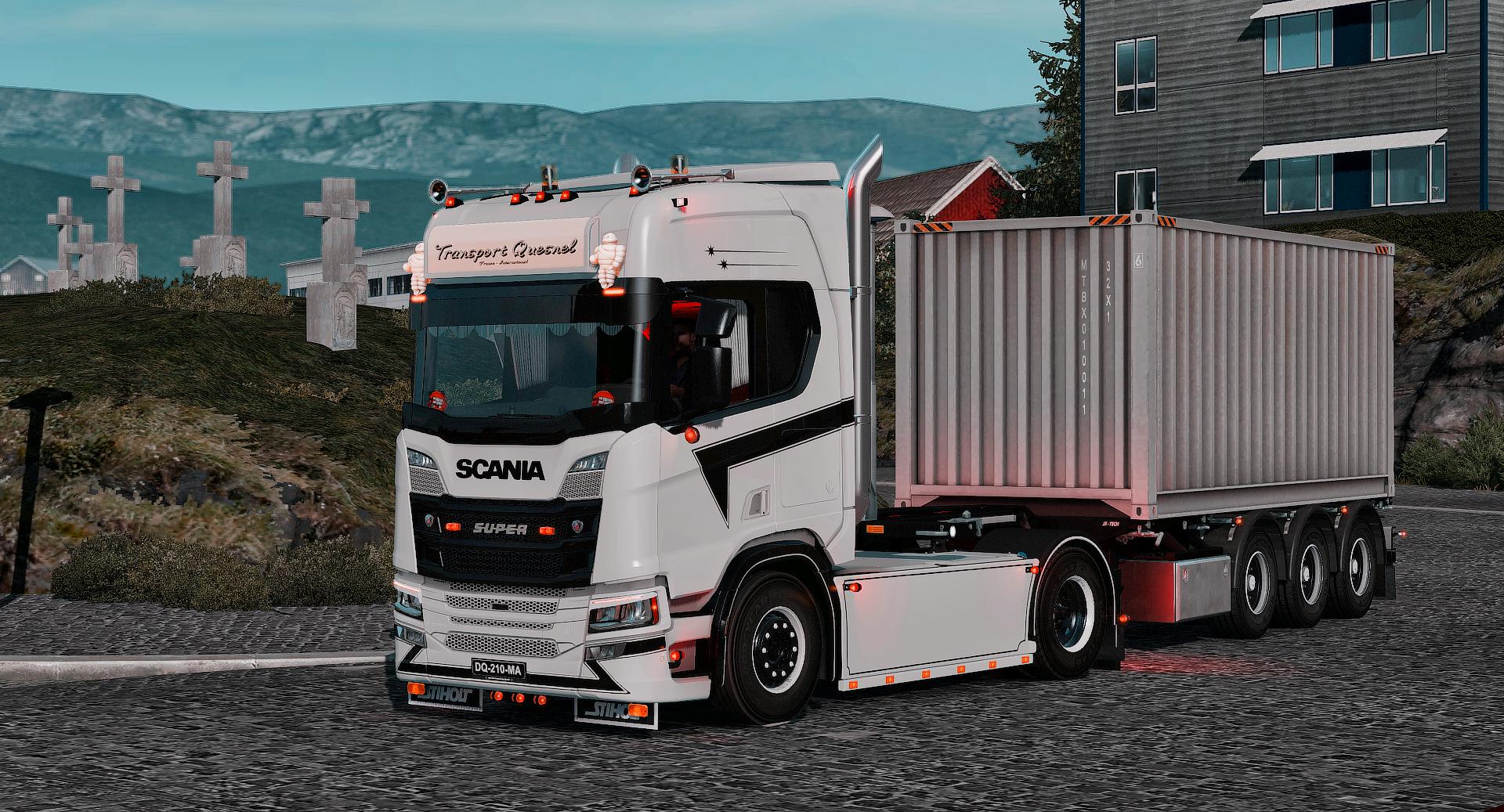 ETS2 - Scania R BW Skin V1.0 (1.36.x) | Euro Truck Simulator 2 | Mods.club