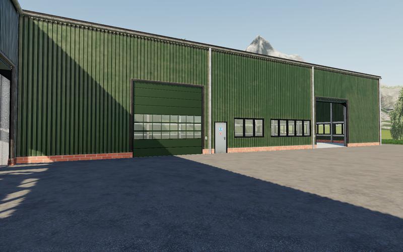 FS19 - New Hall Texture for Addon Straw Salvage V1.0