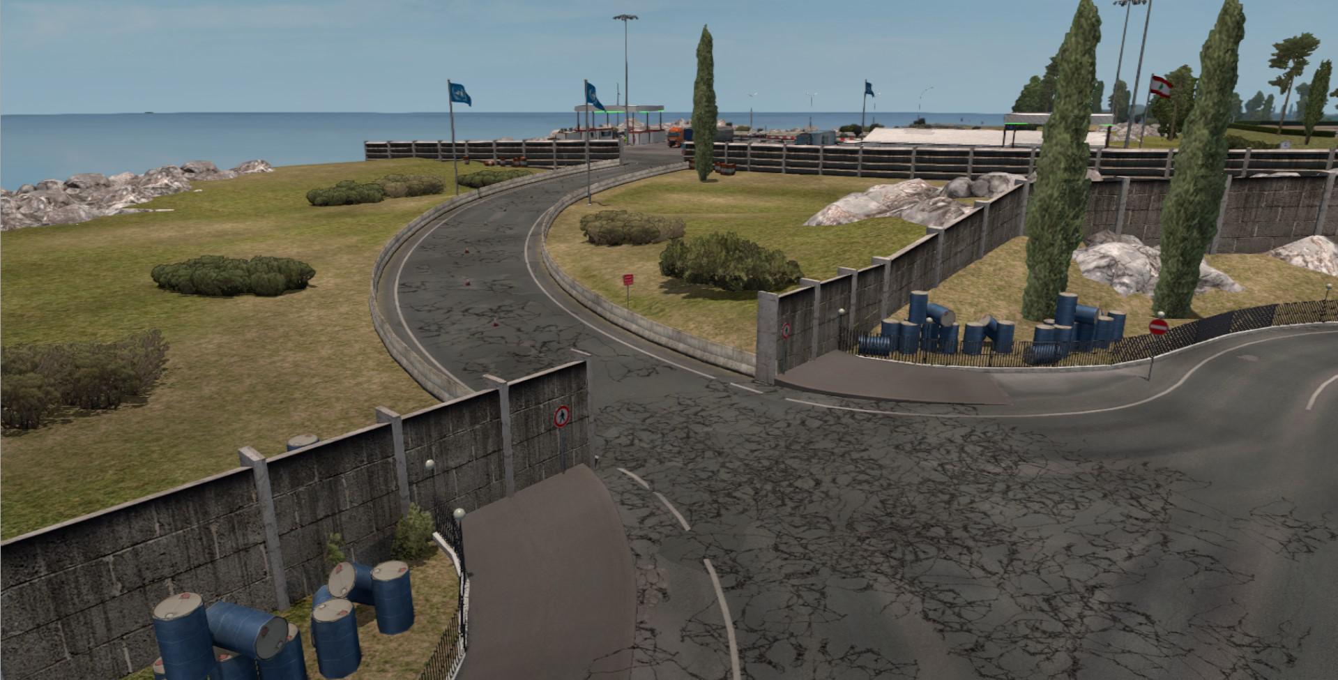 ETS2 - Open Border Israel Lebanon All Map Mods Fix (1.39.x)