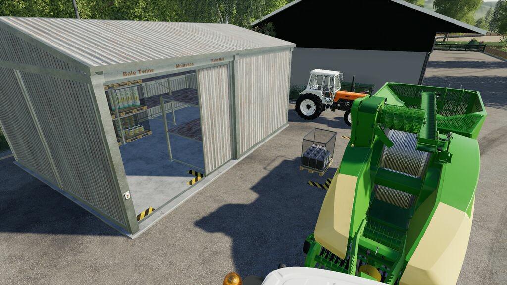 farming simulator 19 straw storage