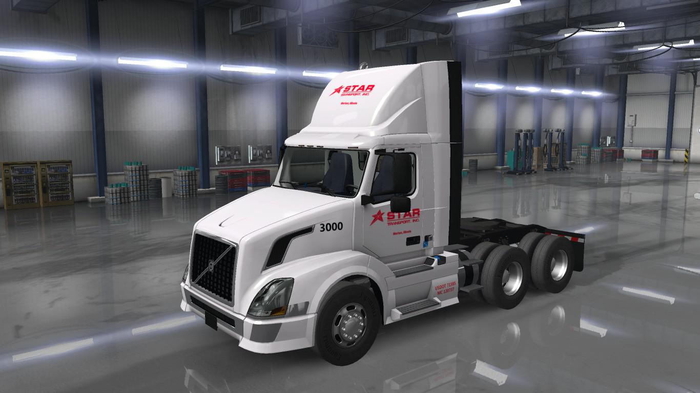 ATS - Star Transport Inc. Skins for Scs Trucks V2.1 (1.35.X)