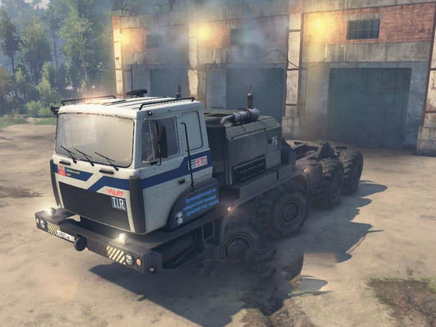 Spintires:Mudrunner - MZKT-74132 Truck V1.1