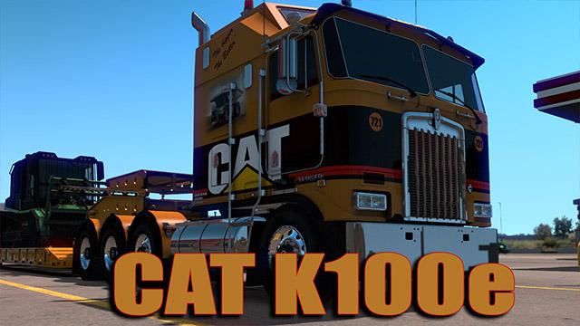 ETS2 - CAT K100E Skin V1.0 (1.35.X)