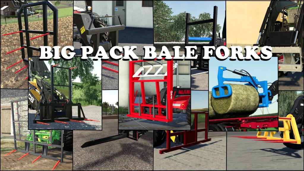 FS19 - Bale Forks Big Pack V1.0