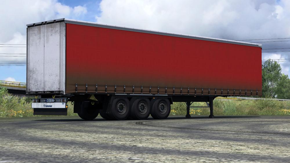 ETS2 - Paintable Dirty Skin for DLC Profiliner and Profiliner V1.0 (1.36.x)