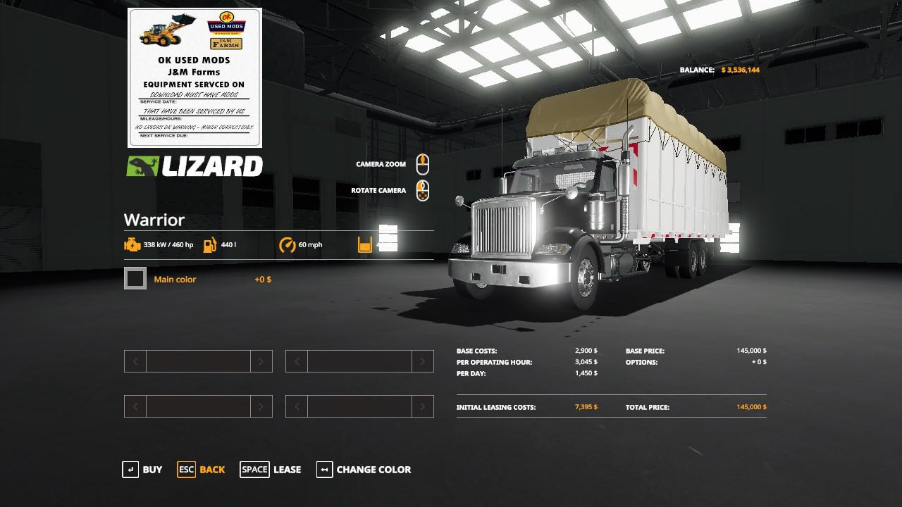 FS19 - Round Cotton Module Truck V1