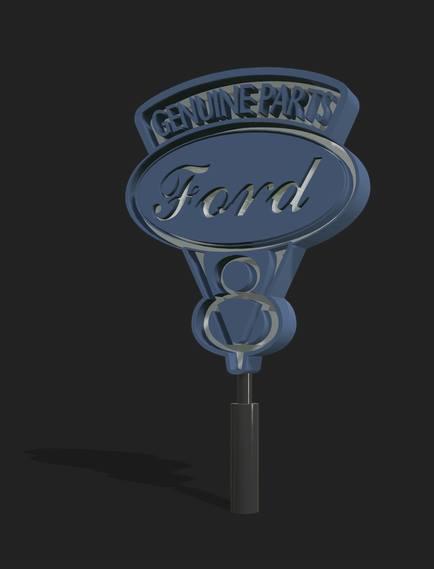 FS19 - Old Ford Sign V1.0
