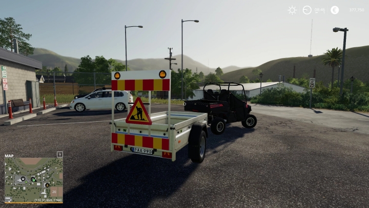 FS19 - Warning Trailer V1.2