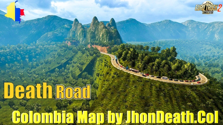 ETS2 - New Colombia Map V5.2 (1.41.x)