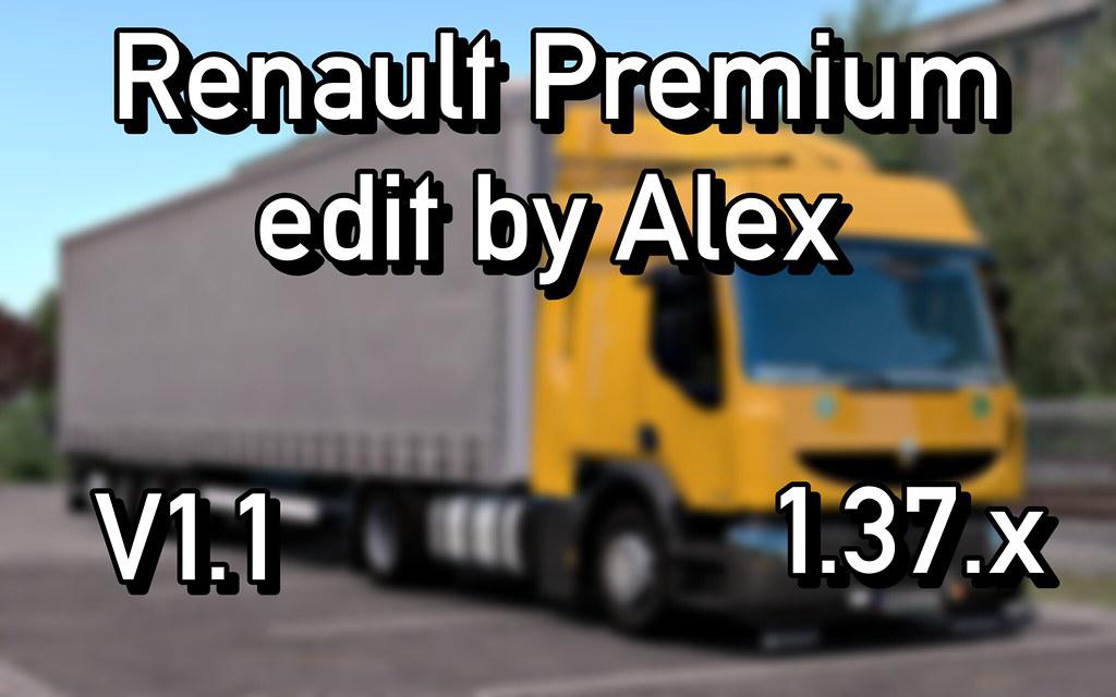 ETS2 - Renault Premium Truck V1.1 (1.37.x)