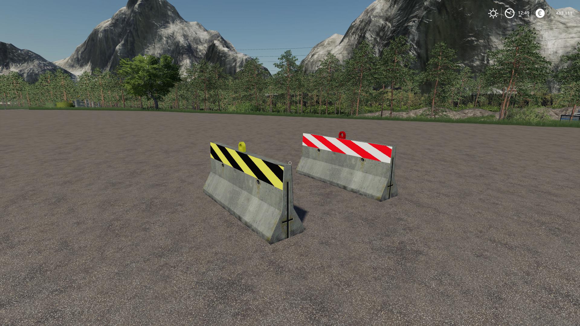 FS19 - Road Barrier Pack V1.1