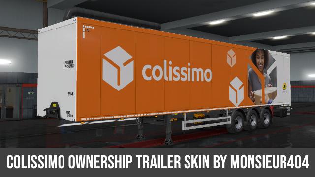 ETS2 - Colissimo Ownership Trailer Skin V1.1 (1.36.x)