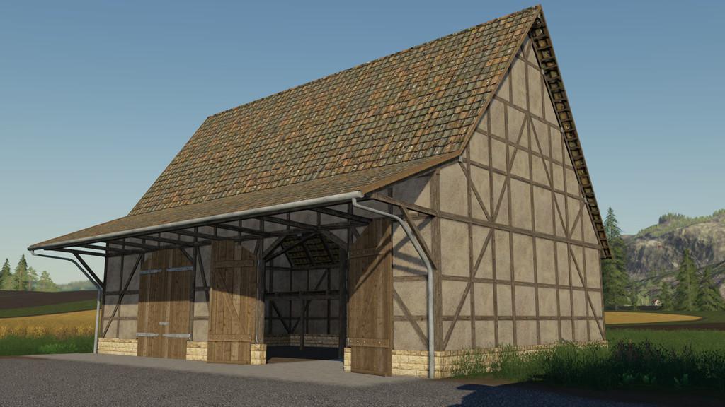 FS19 - Large Timberframe Barn V1.0