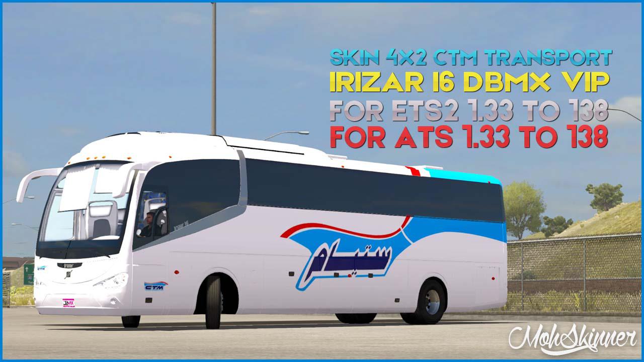 ETS2 - Irizar i6 - Compagnie De Transports Au Maroc Skin V0.4 (1.38.x)