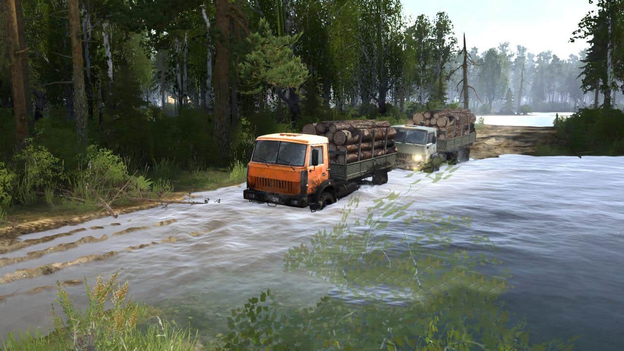 Spintires:Mudrunner - Conquering Taiga Map V1.0