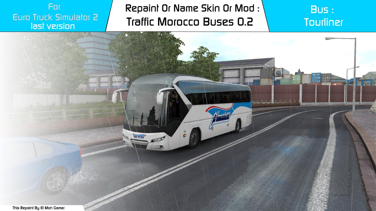 ETS2 - Traffic - Morocco Buses V0.2 (1.39.x)