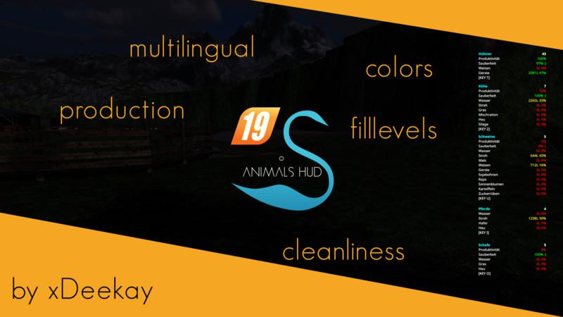 FS19 - Animals Hud V3.4.0.1