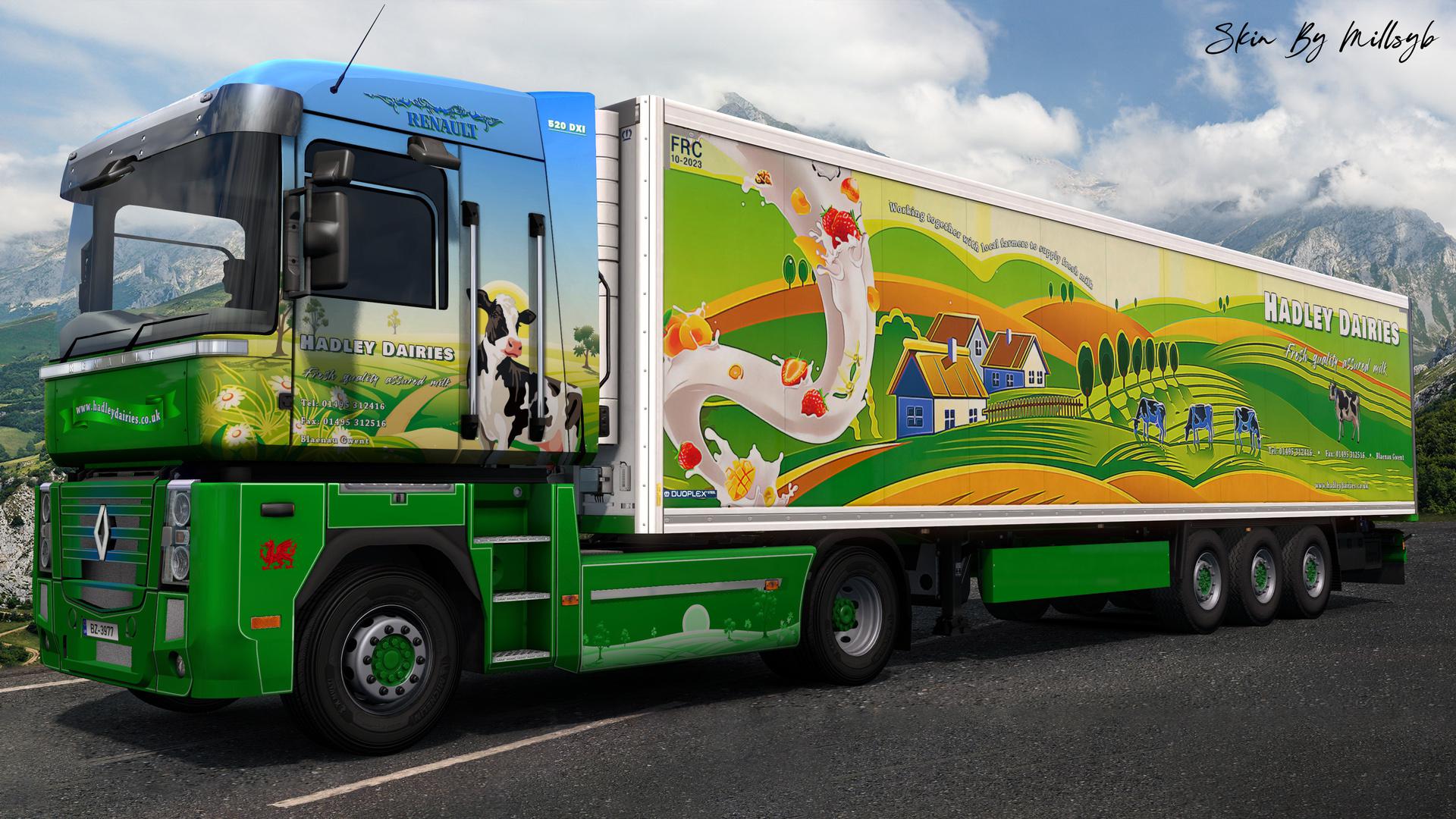 ETS2 - Hadley Dairies Combo Skin V1.0 (1.36.x)
