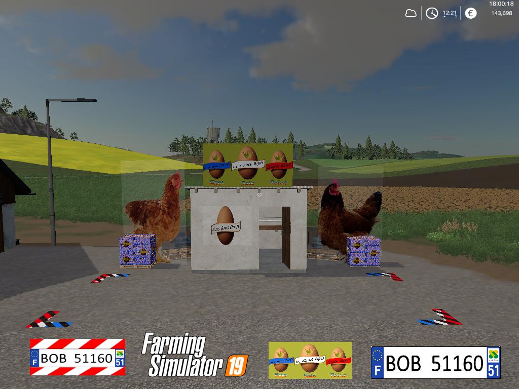 FS19 - Egg Sale Point V1.0