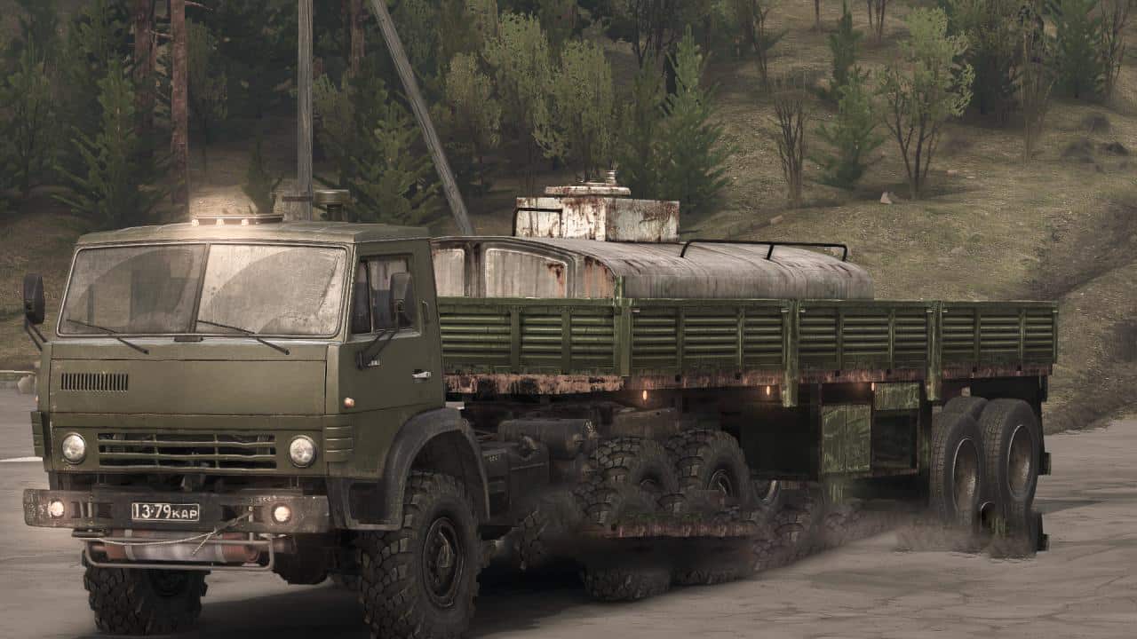 Spintires - Texture for Board Semi-Trailer V1