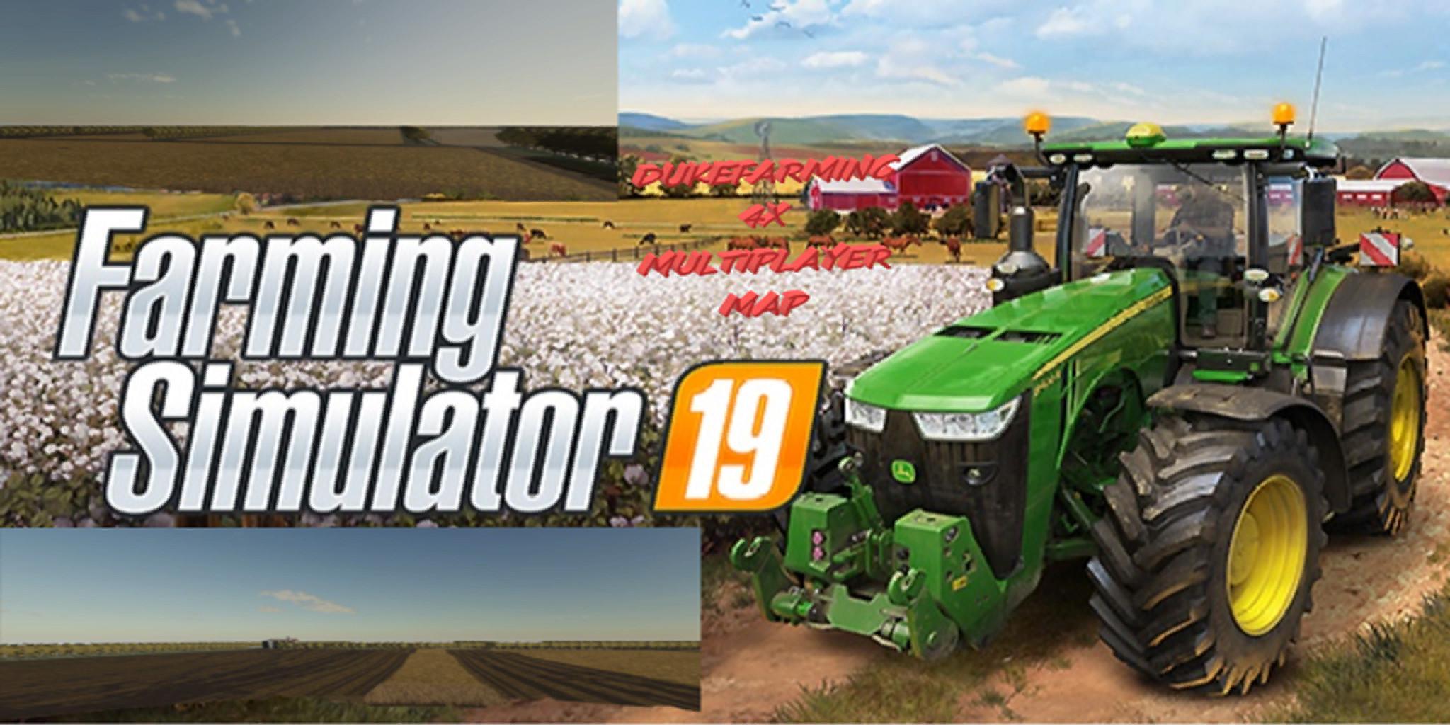 FS19 - Dukefarming 4x MultiPlayer Map V1.0